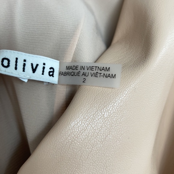 NWT❤️Alice +Olivia Vegan midi dress - Picture 10 of 15